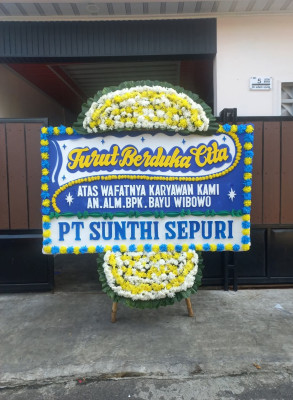 Papan Bunga Duka di Manjahlega